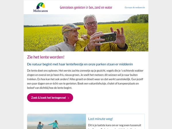 Zie het lente worden! • Welkom bij Molecaten