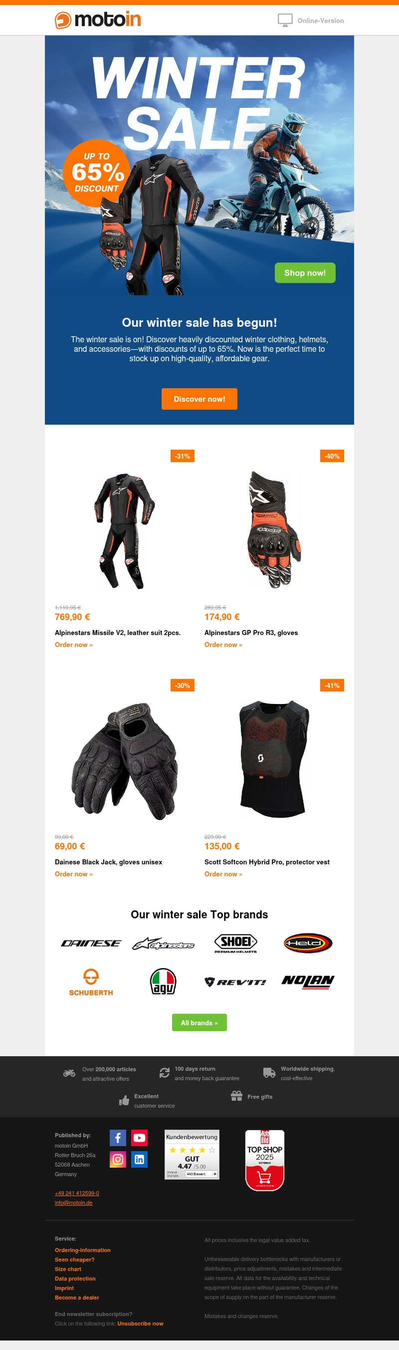 Winter sale start: Up to 65% off ❄️ Winter sale start: Up to 65% off ❄️