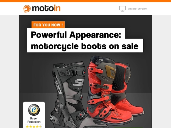 😍 Motorcycle boots at a mega price!