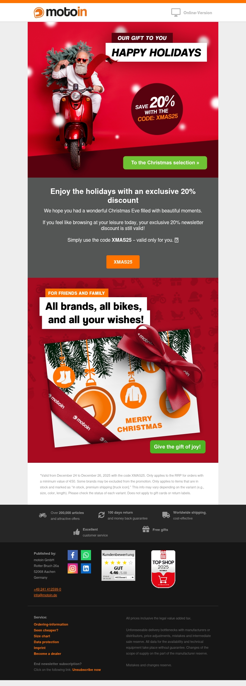 β¨ Merry Christmas! Your 20% discount is waiting for you π β¨ Merry Christmas! Your 20% discount is waiting for you π