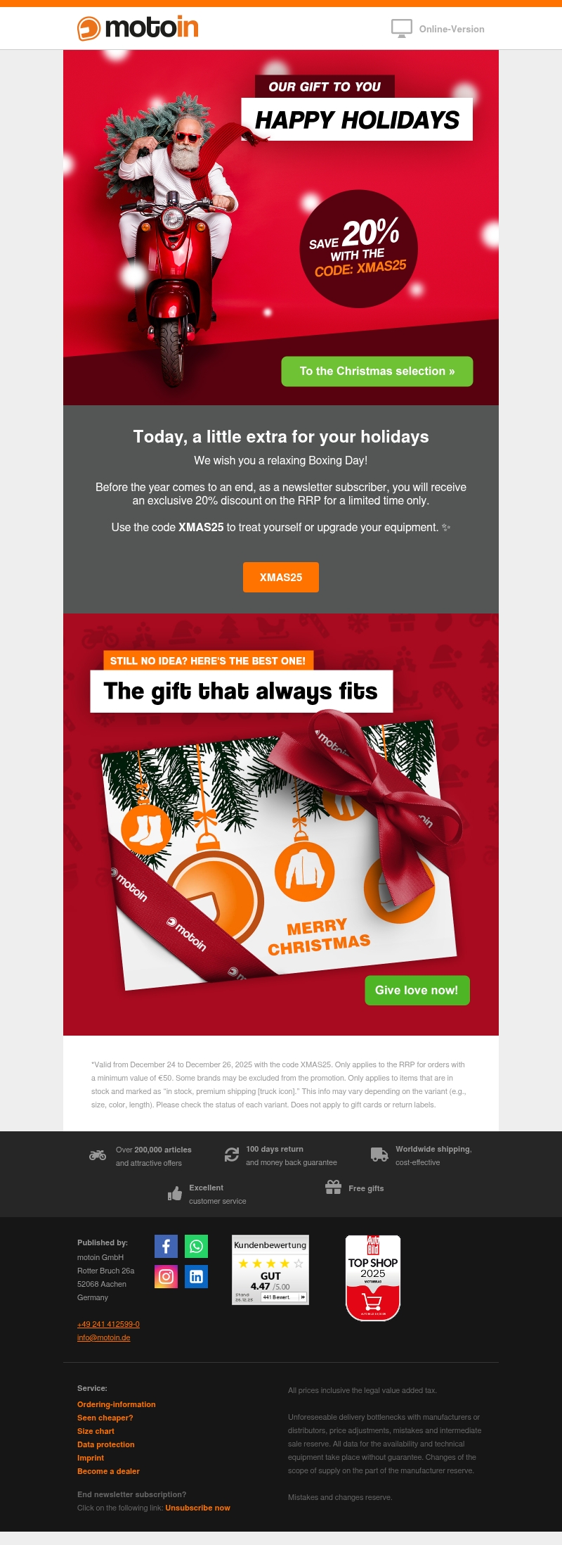 ⭐ Merry Christmas – Only today -20% ⭐ Merry Christmas – Only today -20%