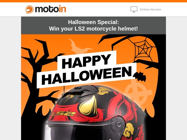 😈  Win the LS2 Drako helmet! 