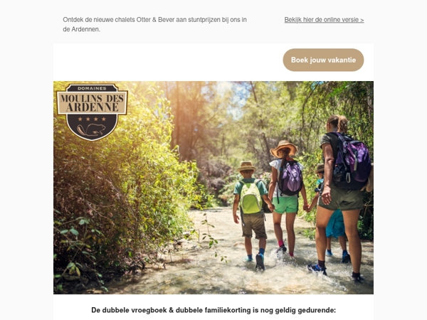 Boek slim: dubbele vroegboekkorting op je vakantie