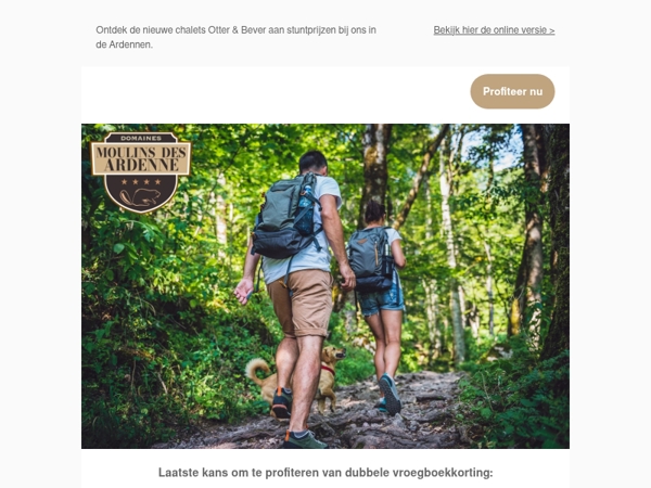 Laatste kans: dubbele vroegboekkorting eindigt dit weekend