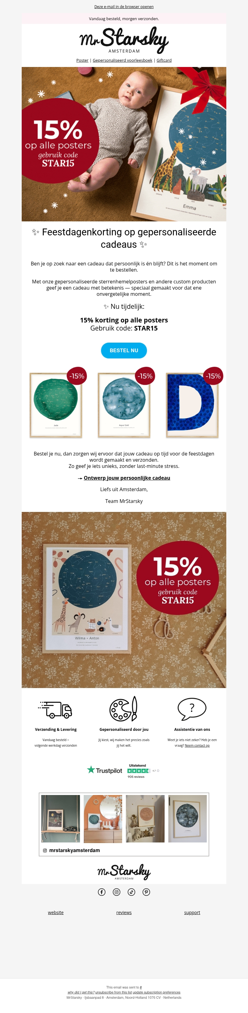 ✨Feestdagenkorting: 15% op gepersonaliseerde cadeaus ✨Feestdagenkorting: 15% op gepersonaliseerde cadeaus