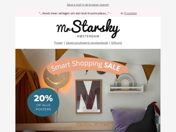 ⚡ Het is zover: 20% Smart Shopping SALE is gestart!