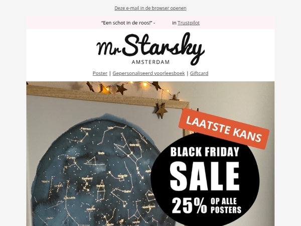 LAATSTE KANS | 25% korting met code BF25 🖤 (t/m maandag!)