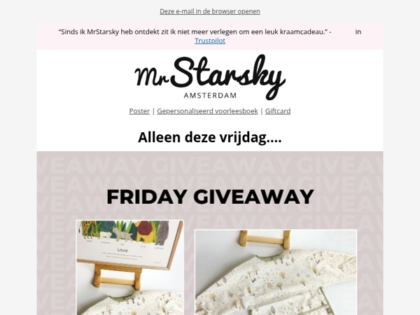 🎁 Verrassing: cadeau voor de eerste 10 bestellingen!