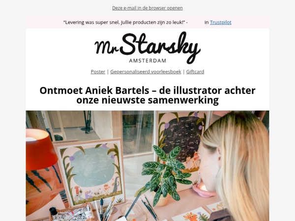 Ontdek de wereld van illustrator Aniek Bartels ✨
