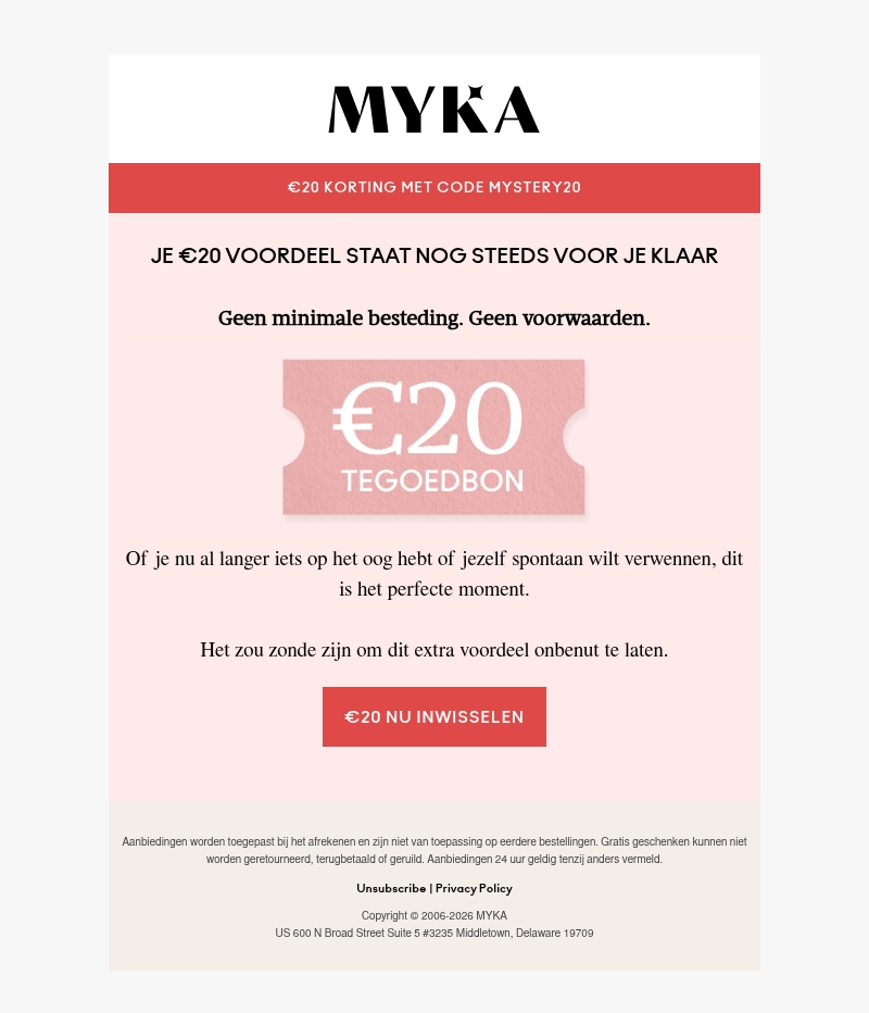 Waarom je €20 laten verlopen? 💎 Waarom je €20 laten verlopen? 💎