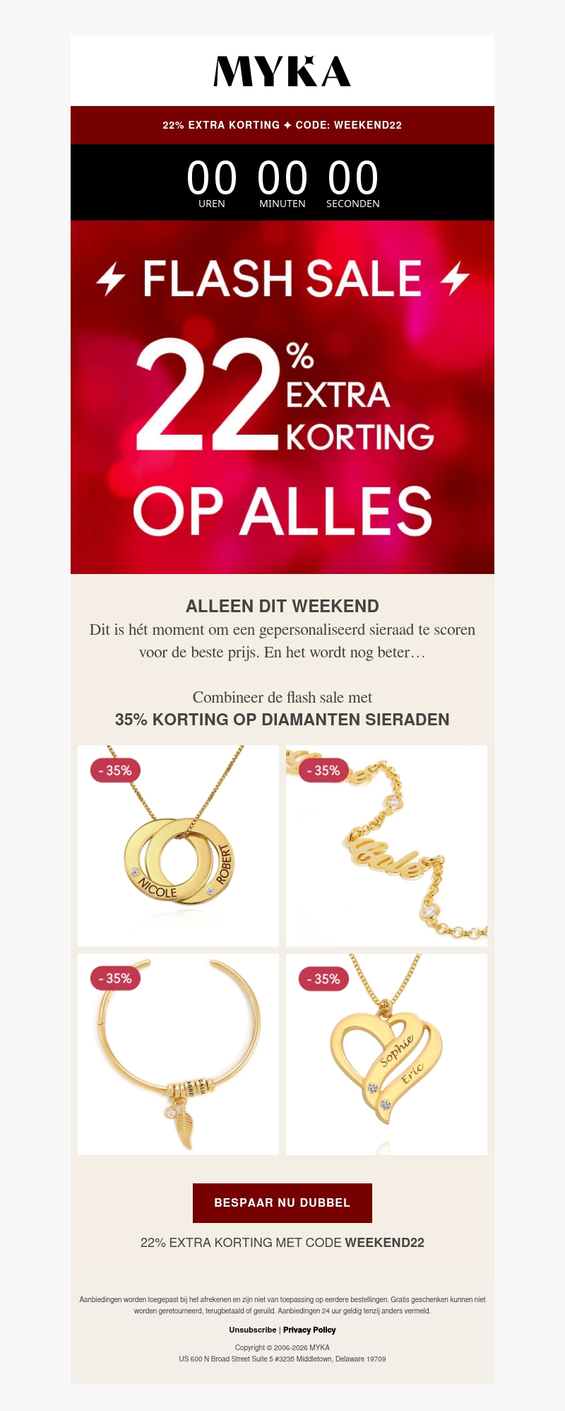 π EINDIGT VANDAAG: Flash Sale met extra korting op ALLES π EINDIGT VANDAAG: Flash Sale met extra korting op ALLES