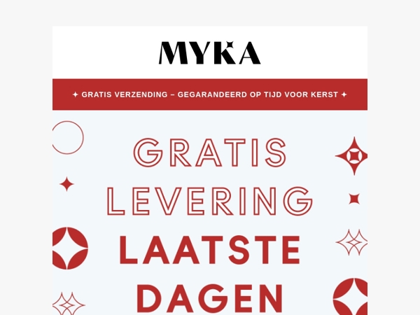 📦✨ Laatste dagen: Gratis en gegarandeerd op tijd voor Kerst