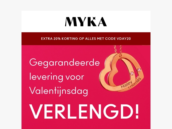 Valentijn gered 🎉 Levering verlengd