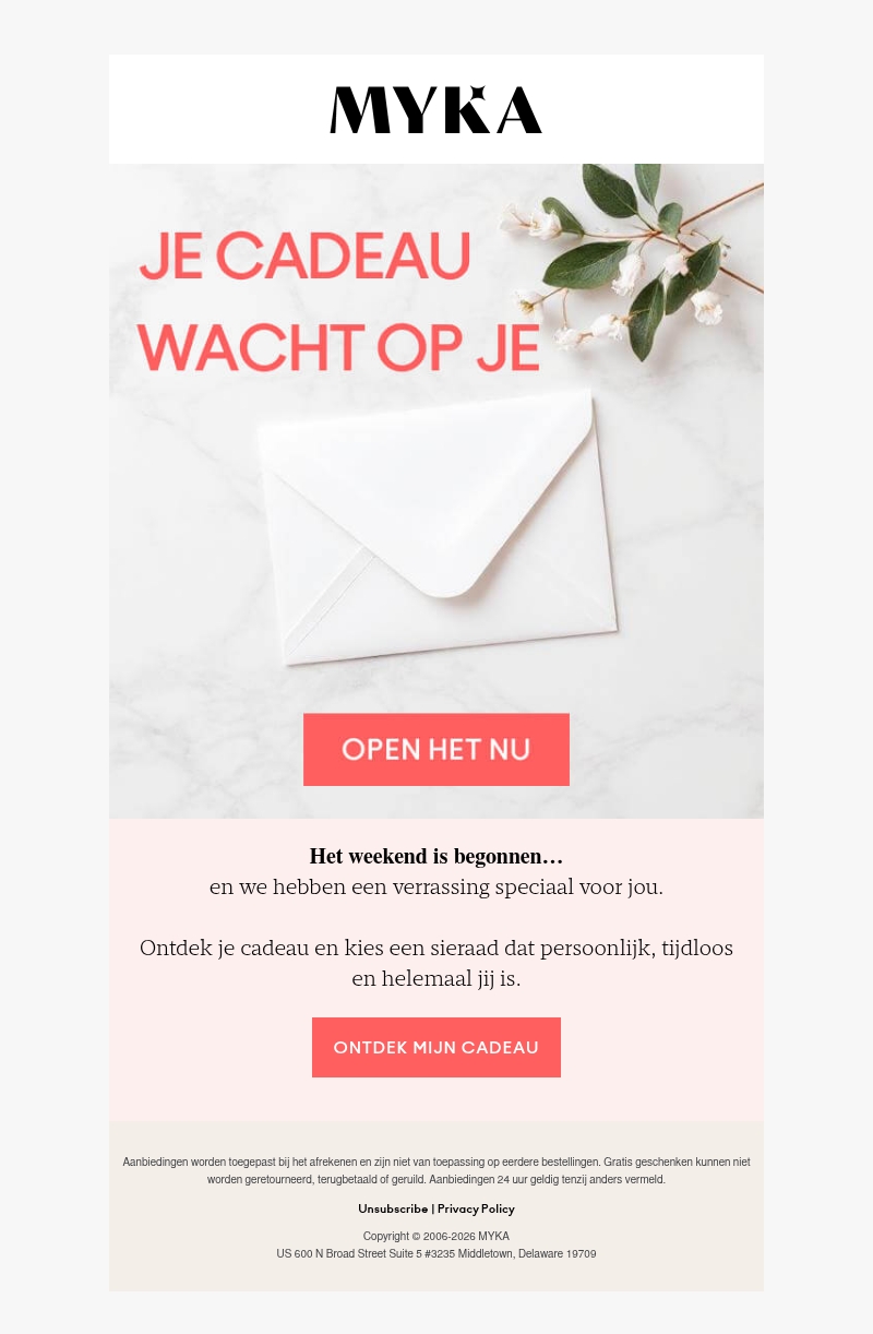 Een verrassing voor jou 💌 Een verrassing voor jou 💌