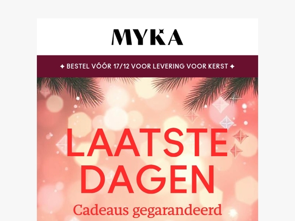 💍 Laatste dagen voor kerstcadeaus