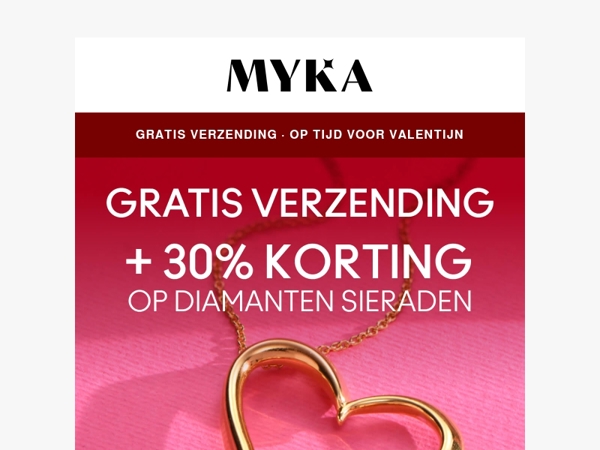 💖 Laatste dagen: gratis verzending voor Valentijn