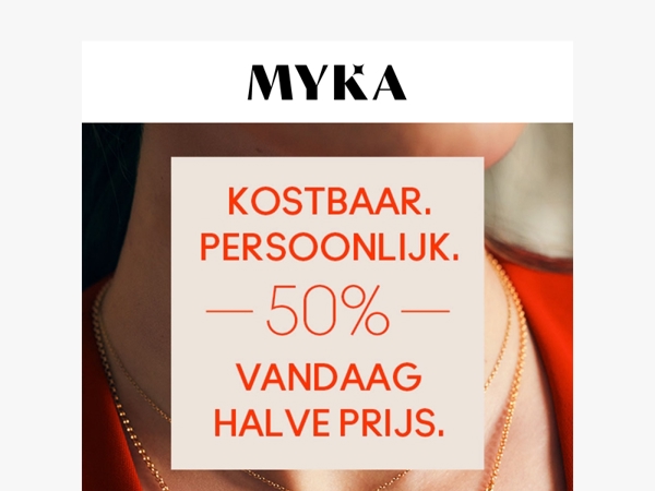 👑 Jouw luxemoment: 50% korting