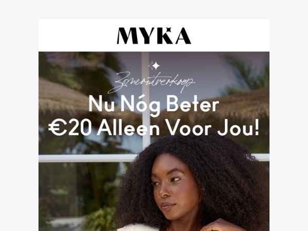 Laatste dag: Je €20 cadeau is er – precies op tijd voor de zomersale!