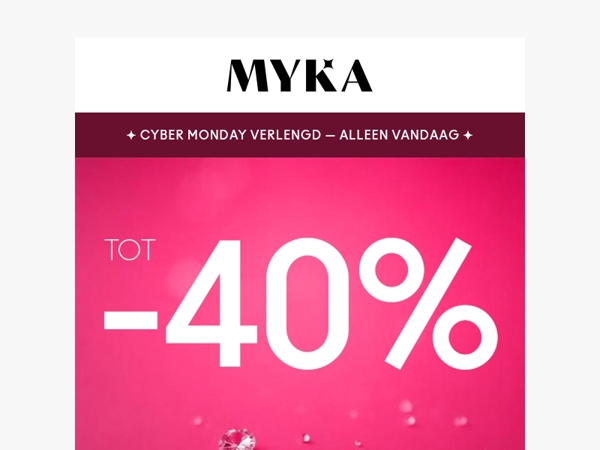 ⚡ Laatste kans! Cyber Monday is verlengd