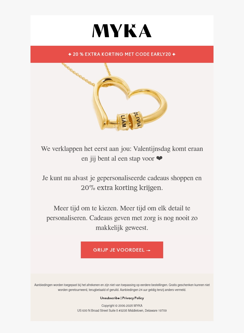 Een klein voordeel, speciaal voor jou π Een klein voordeel, speciaal voor jou π