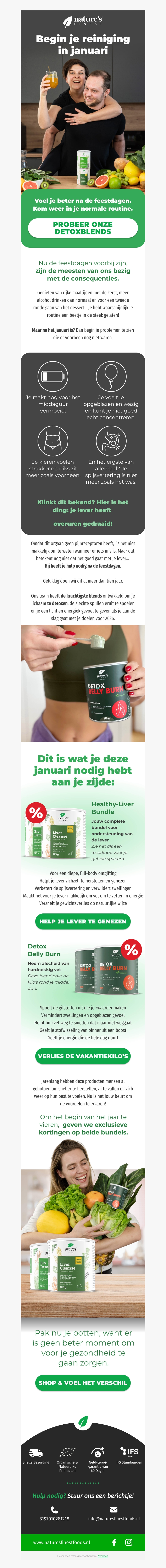 Ben je van plan deze januari te detoxen?π₯€ Begin hier! Ben je van plan deze januari te detoxen?π₯€ Begin hier!