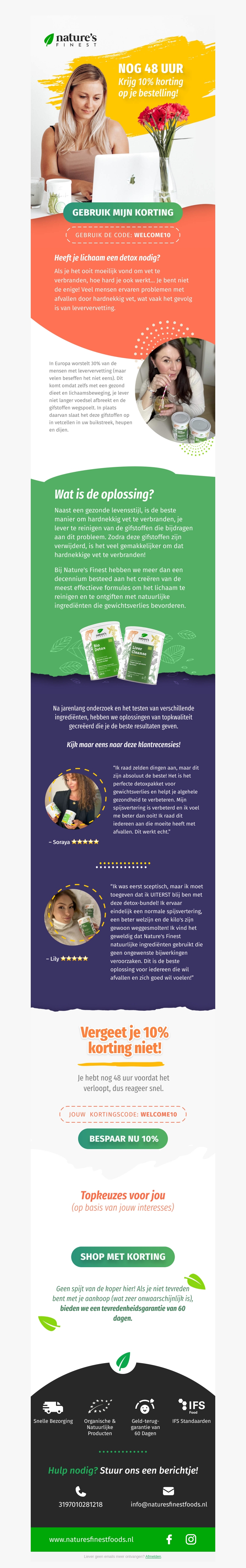 Houdt dit je tegen om af te vallen? Houdt dit je tegen om af te vallen?