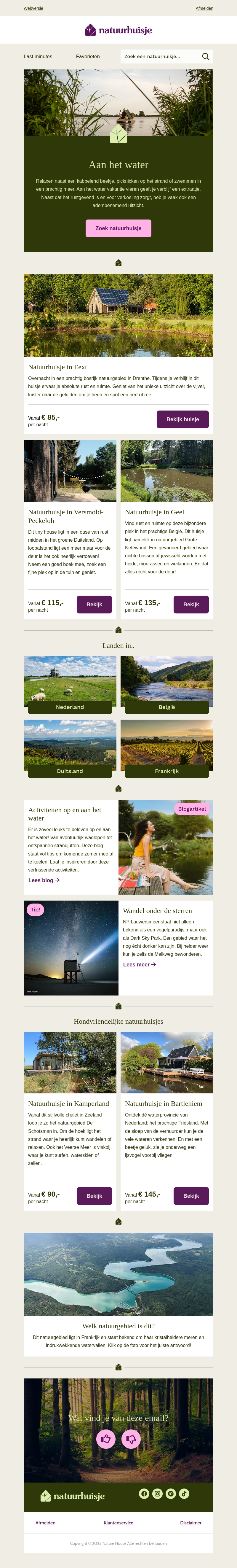 πΆ Vakantie aan het water πΆ Vakantie aan het water