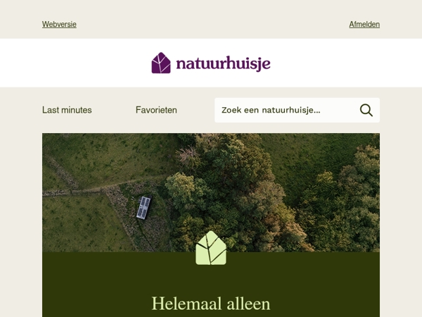 😌 Helemaal alleen