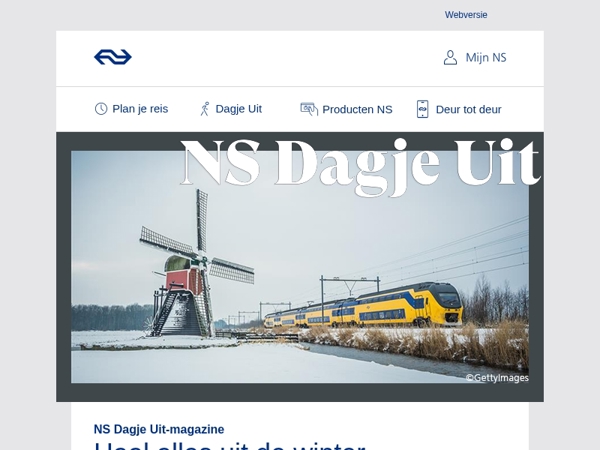 Haal alles uit de winter met NS Dagje Uit-magazine ☃️