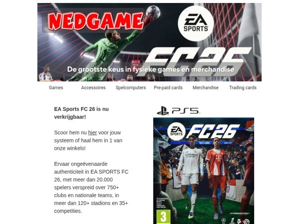 NU VERKRIJGBAAR: EA Sports FC 26 / Sonic Racing: CrossWorlds