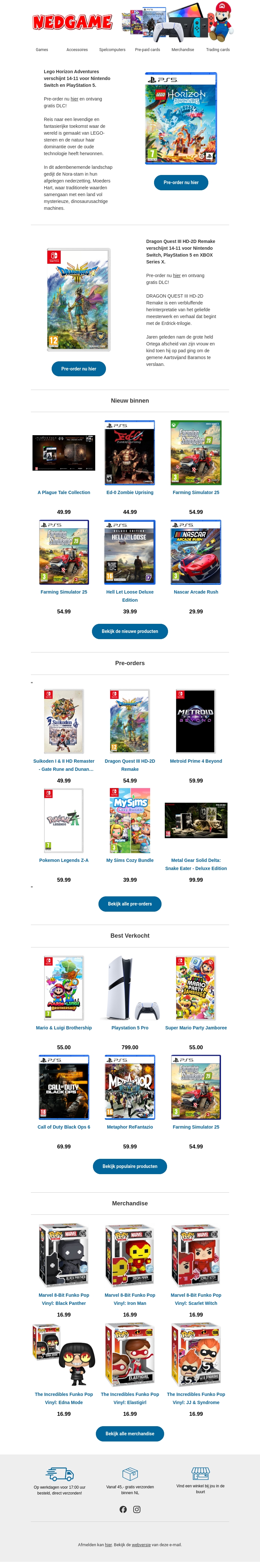 Deze week: Lego Horizon Adventures / Dragon Quest III HD-2D Remake Deze week: Lego Horizon Adventures / Dragon Quest III HD-2D Remake