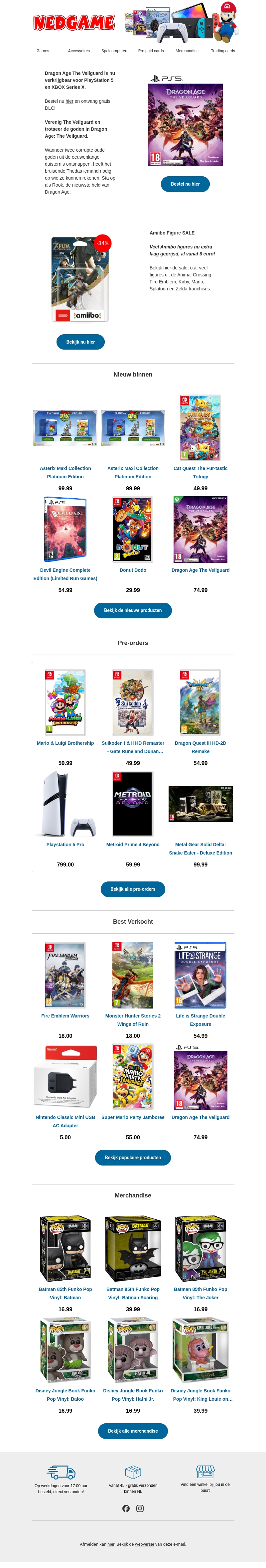 Dragon Age The Veilguard / Amiibo Figure SALE
Dragon Age The Veilguard / Amiibo Figure SALE