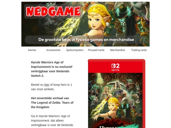 Nu verkrijgbaar: Hyrule Warriors Age of Imprisonment / Metroid Prime 4 Beyond Amiibo's