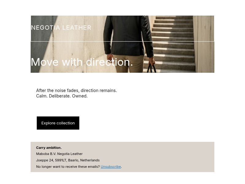 Move with direction. Move with direction.