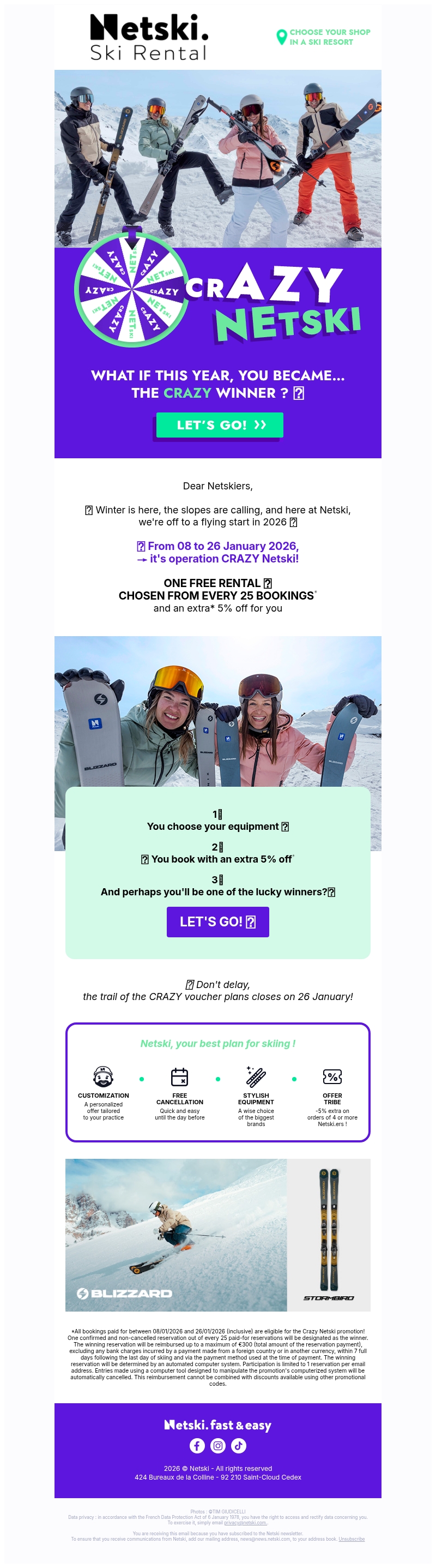 π What if your ski hire was free? π What if your ski hire was free?