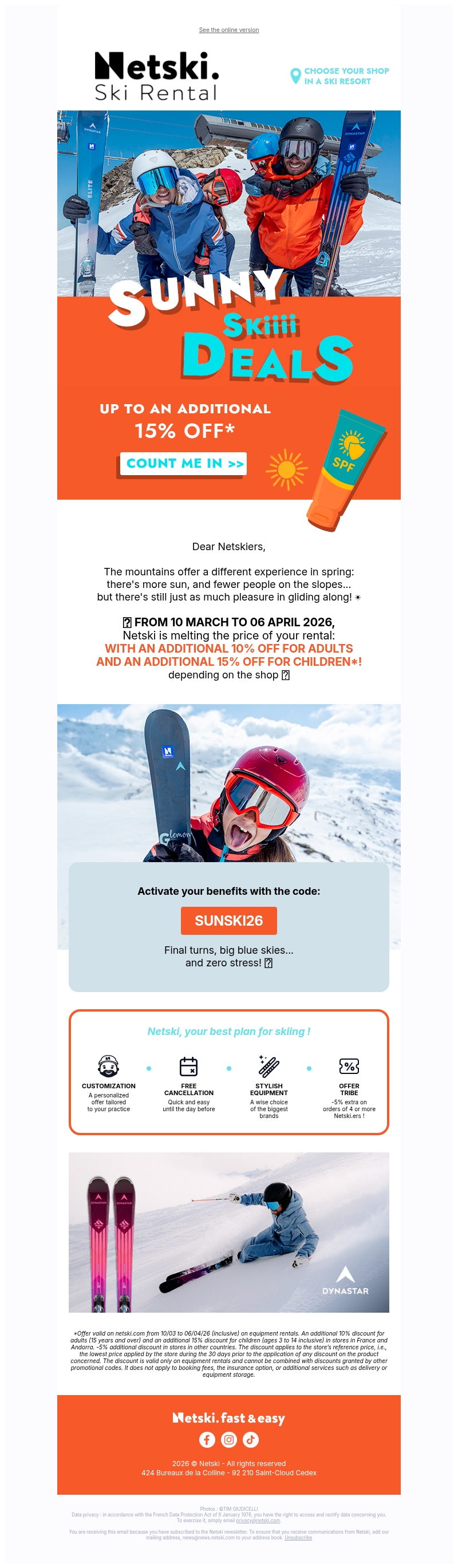 Enjoy the Sunny Ski Deals! Enjoy the Sunny Ski Deals!