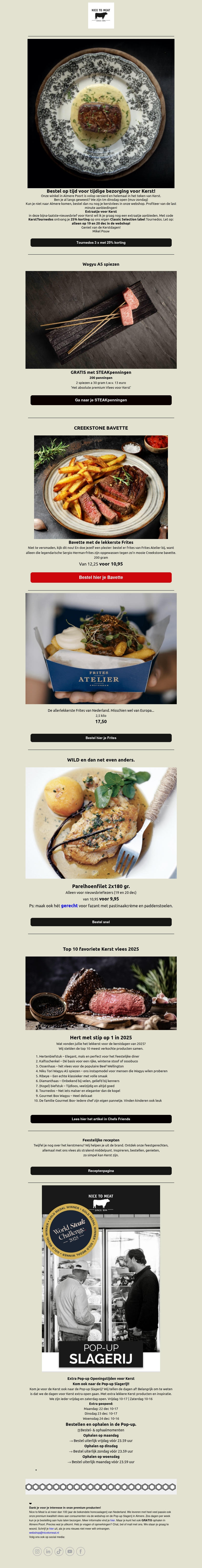 Nog even… laatste kans om te bestellen 🥩 en een extraatje 💫 Nog even… laatste kans om te bestellen 🥩 en een extraatje 💫