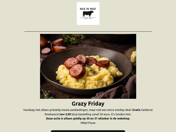 🌲 1e knipoog naar kerst met Chateau Briand & scoor een gratis Rookworst🍁