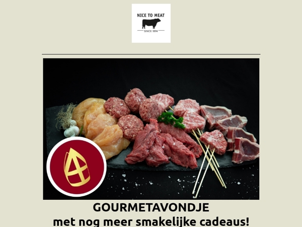 🎁 Pakjesavond = Gourmetavond + een cadeautje van ons!