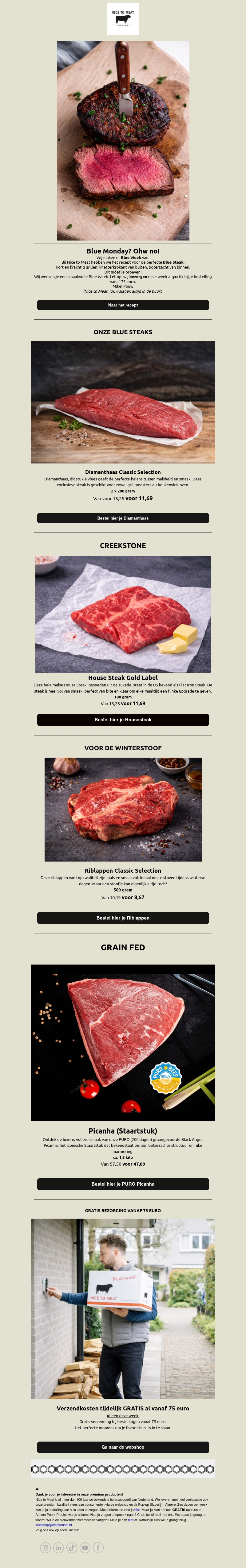 Blue Week is on π΅ + gratis verzending Blue Week is on π΅ + gratis verzending