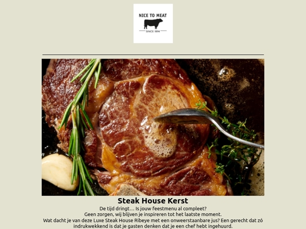 🌲 Pre Xmas comfort food & recept Luxe Steak House Ribeye🥩