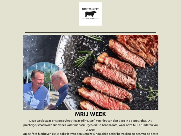 🥩 MRIJ van Piet van den Berg week. Het lekkerste vlees van eigen bodem🇱🇺