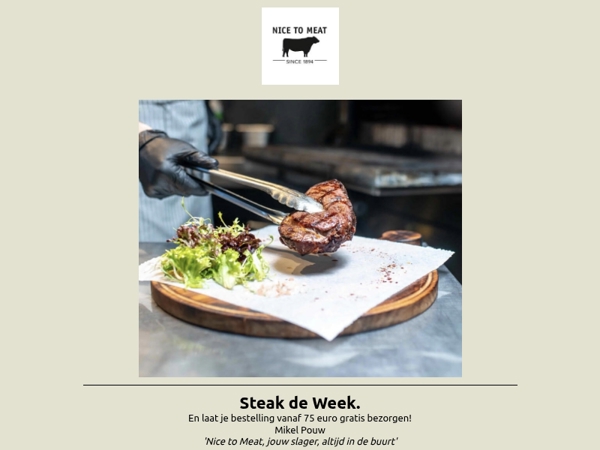 Blue Week deal: jouw favoriete steaks, gratis bezorgd vanaf €75