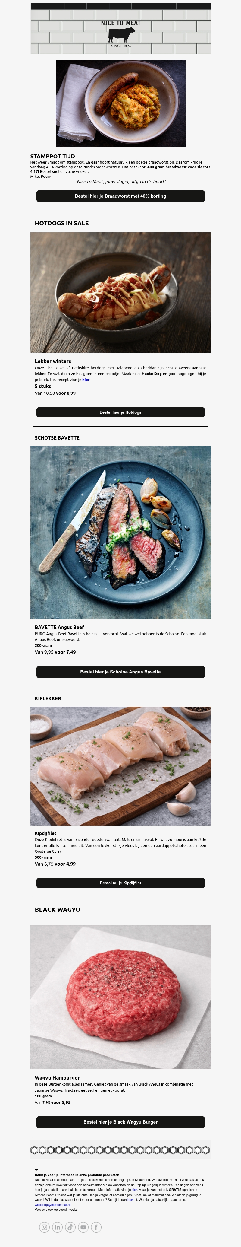 Rectificatie: PURO Angus Bavette is niet verkrijgbaar. We bieden je graag de 🥩 Schotse Angus aan! Rectificatie: PURO Angus Bavette is niet verkrijgbaar. We bieden je graag de 🥩 Schotse Angus aan!