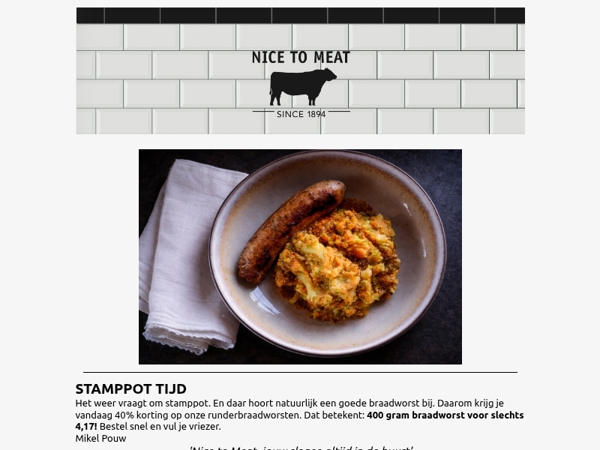 Rectificatie: PURO Angus Bavette is niet verkrijgbaar. We bieden je graag de 🥩 Schotse Angus aan!