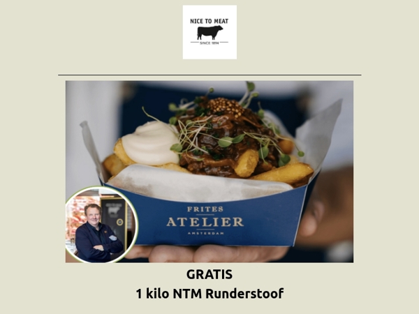 🍁 Super herfst bonus! 1 kilo GRATIS NTM Runderstoof bij je bestelling.
