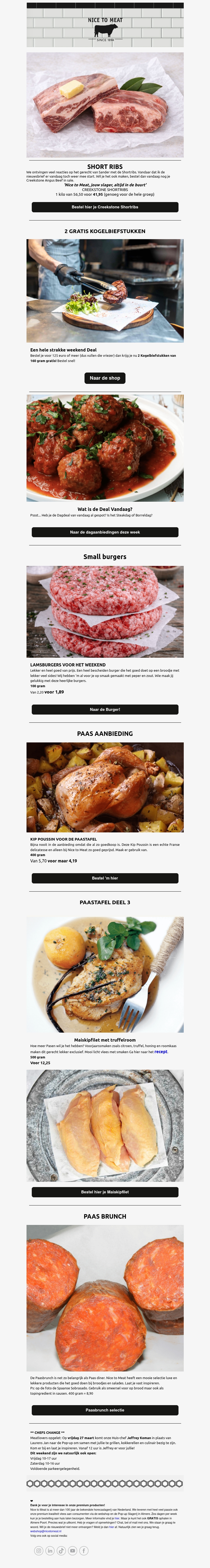 Claim je 2 gratis Steaks en bekijk onze Paas producten🍗 Claim je 2 gratis Steaks en bekijk onze Paas producten🍗