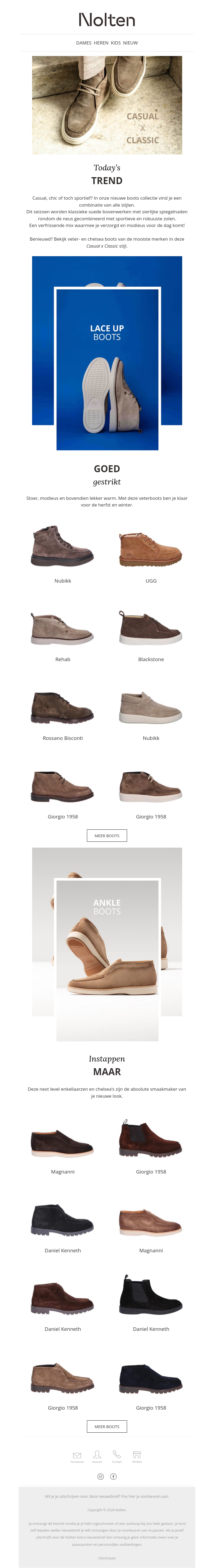 Casual x Classic | Boots trend Casual x Classic | Boots trend