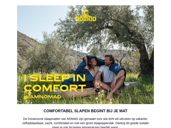 Uitgerust op vakantie met een Nomad slaapmat