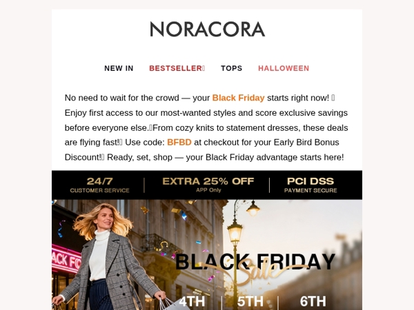 ⏰ Early Bird Gets the Best Deals – Black Friday Starts Now! 🖤